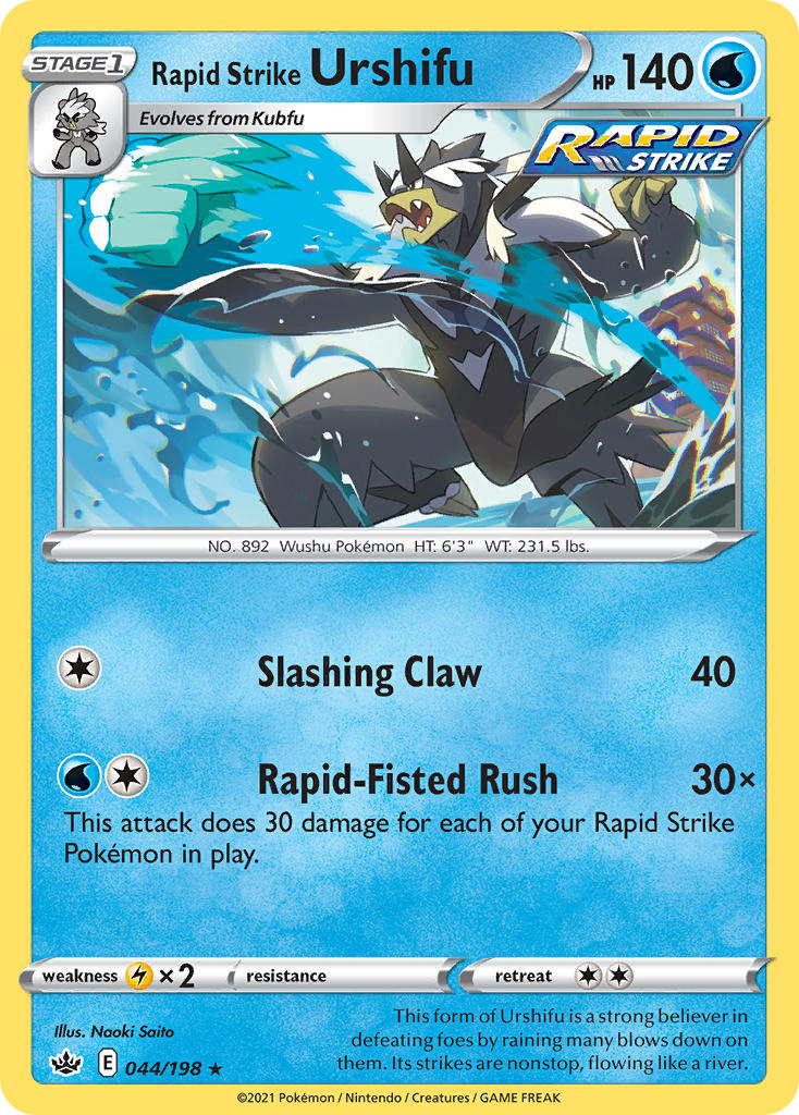 Rapid Strike Urshifu Pokémon card