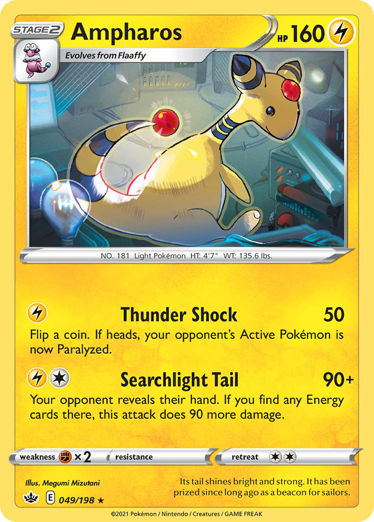 Ampharos Pokémon card