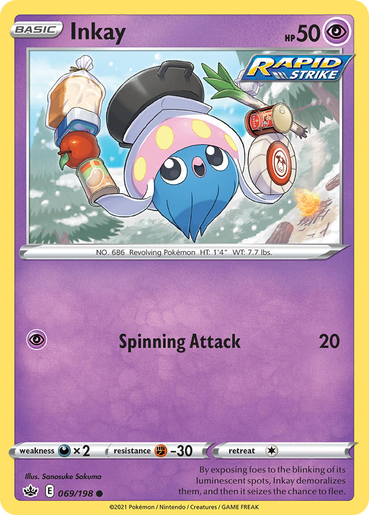 Inkay Pokémon card
