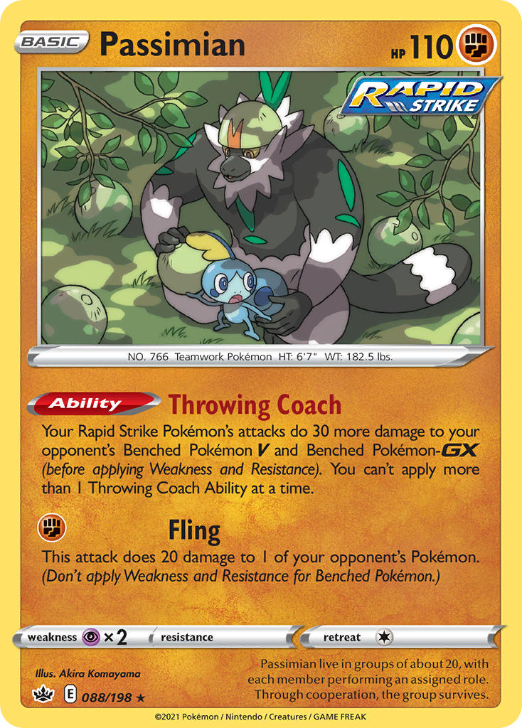 Passimian Pokémon card