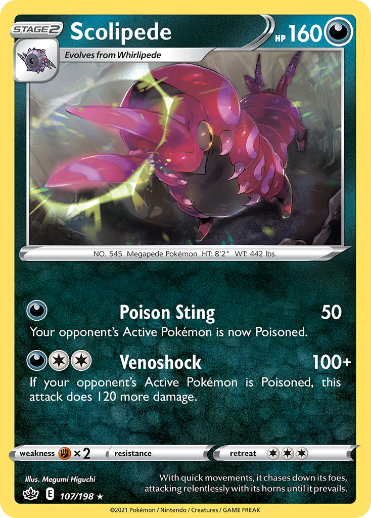 Scolipede Pokémon card