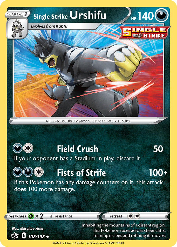 Single Strike Urshifu Pokémon card