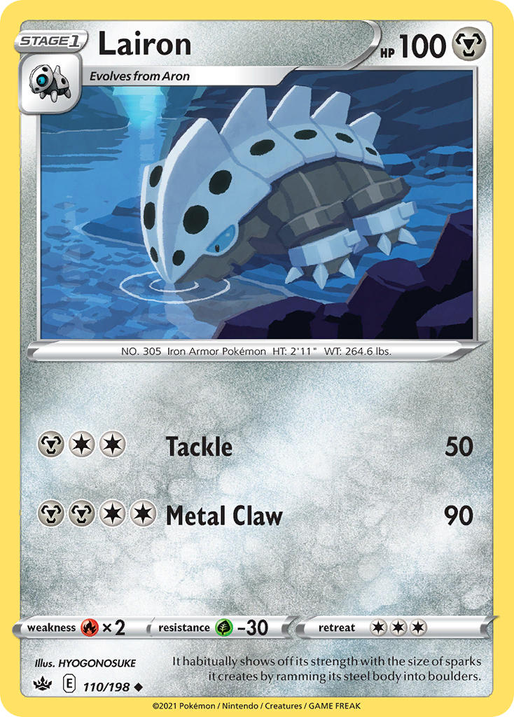 Lairon Pokémon card