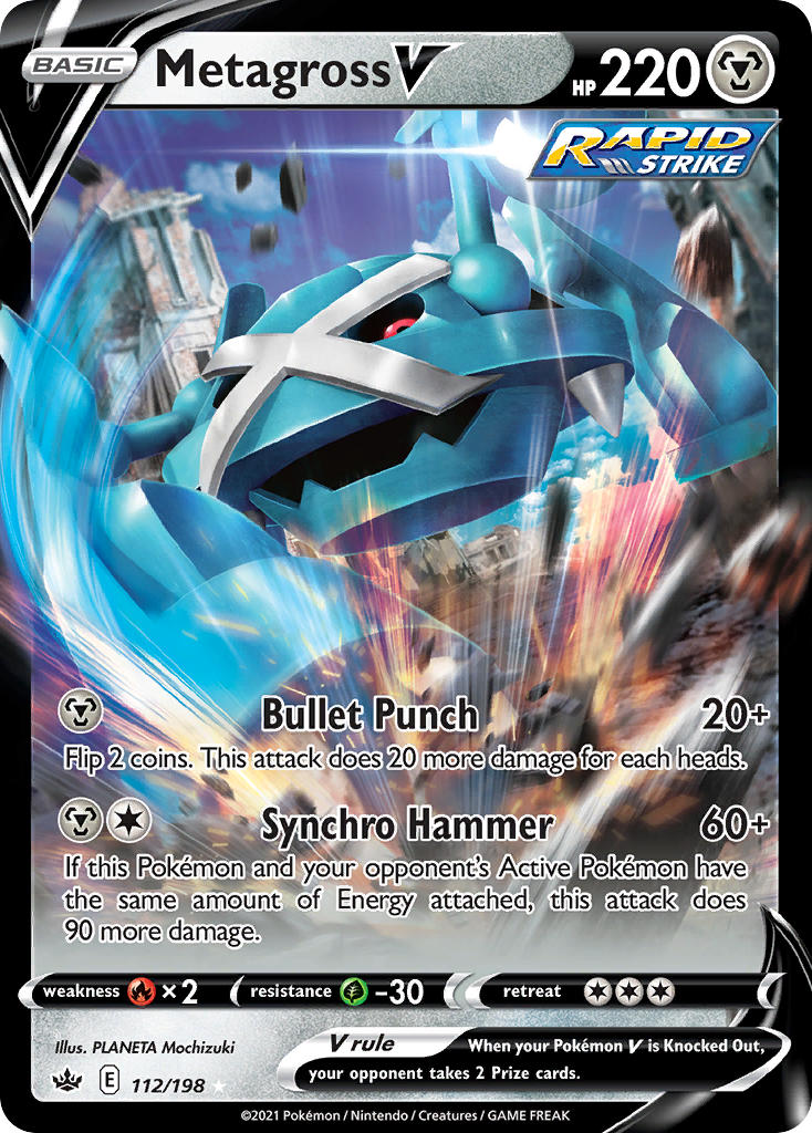 Metagross V Pokémon card
