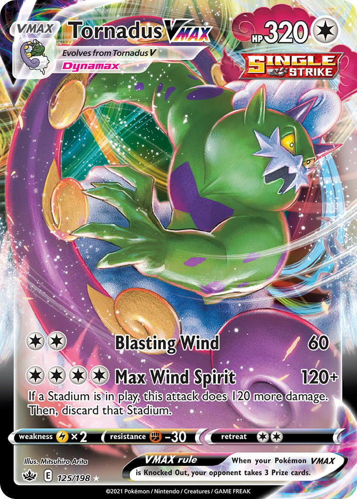 Tornadus VMAX Pokémon card