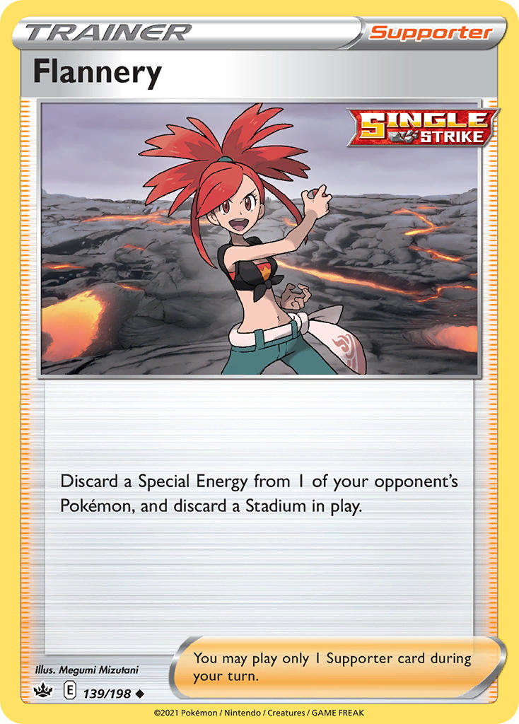 Flannery Pokémon card
