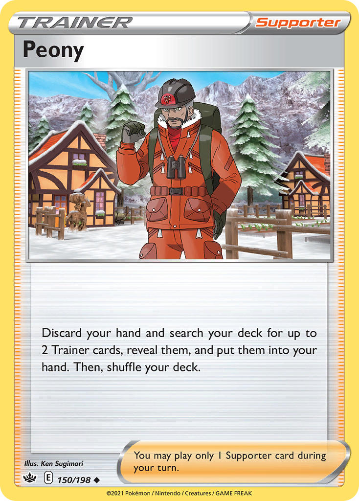 Peony Pokémon card