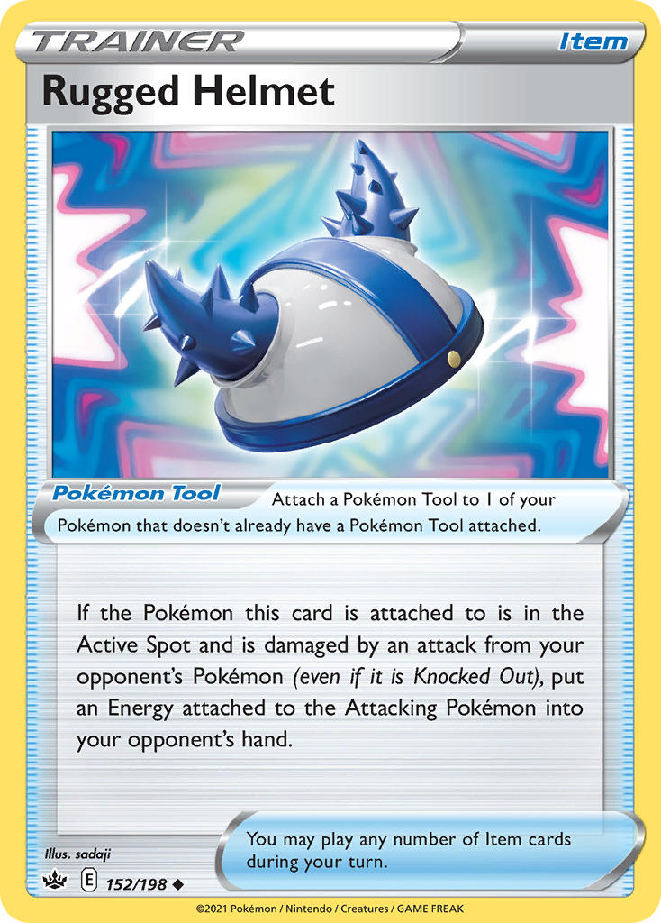 Rugged Helmet Pokémon card