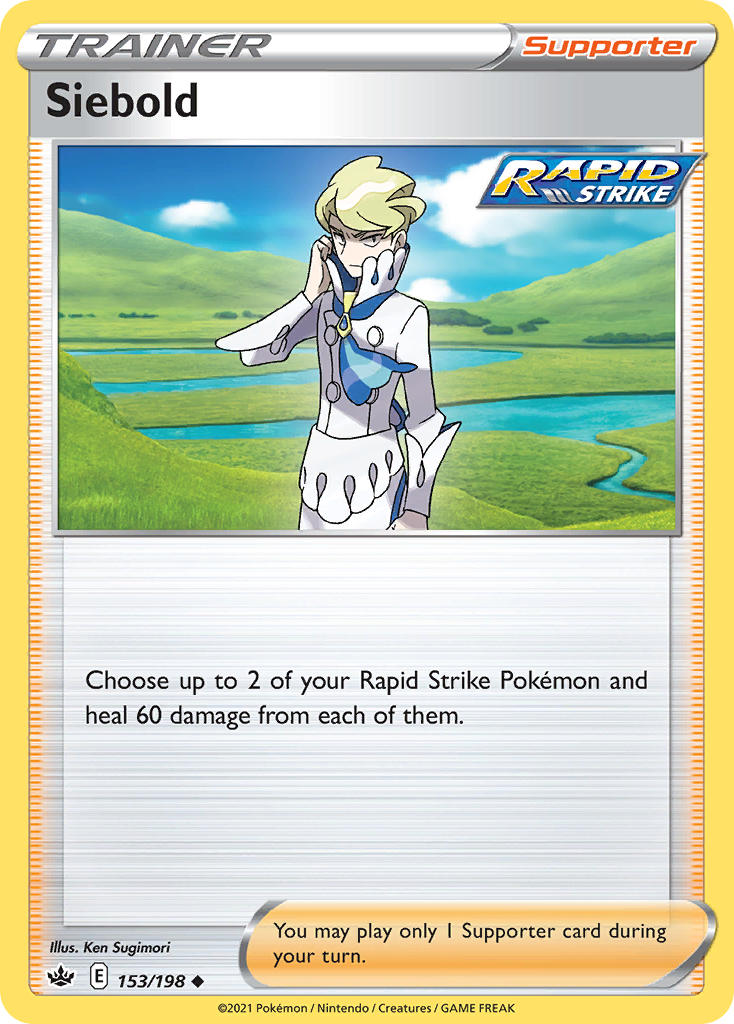 Siebold Pokémon card