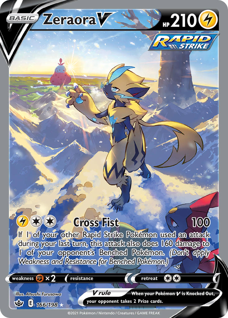 Zeraora V Pokémon card