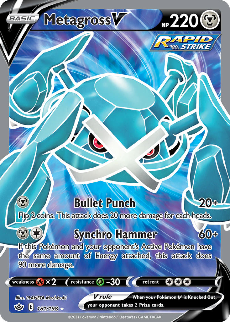 Metagross V Pokémon card