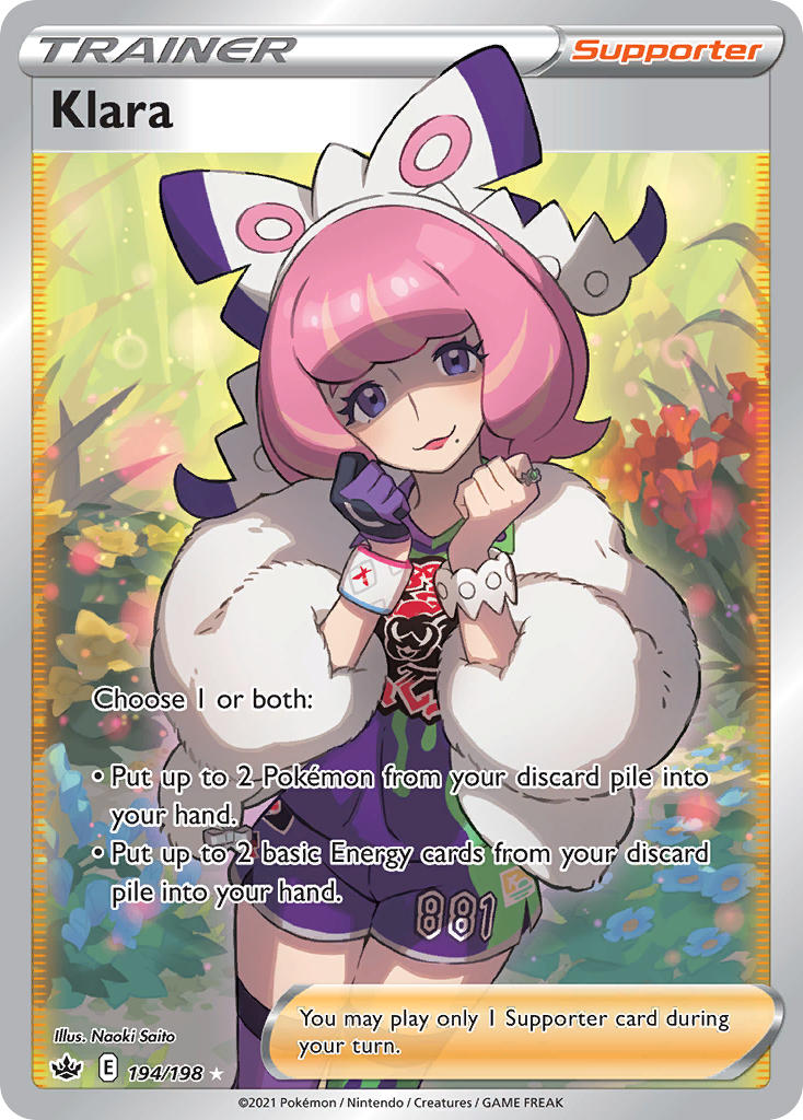 Klara Pokémon card