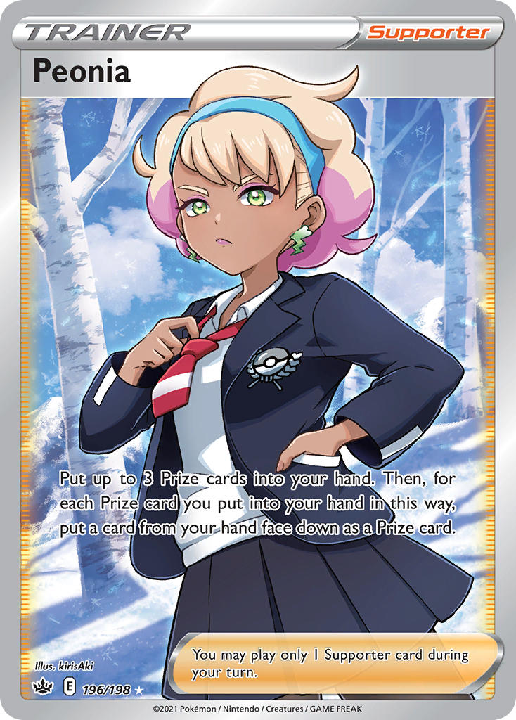 Peonia Pokémon card