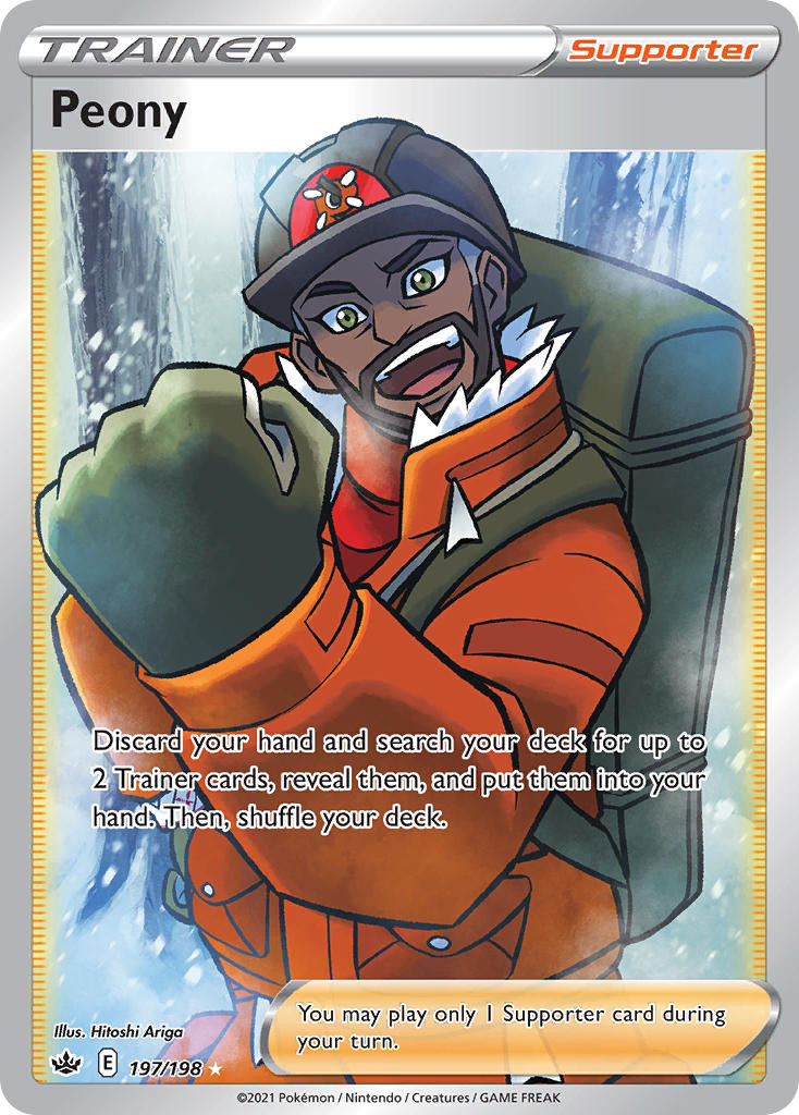 Peony Pokémon card