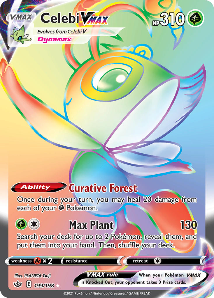 Celebi VMAX Pokémon card