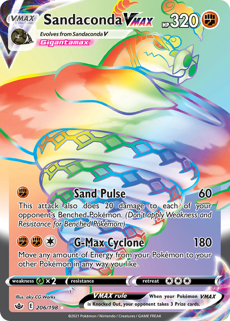 Sandaconda VMAX Pokémon card