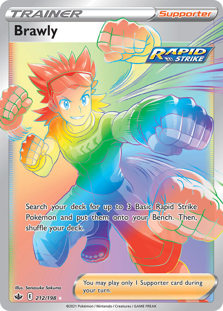 Brawly Pokémon card