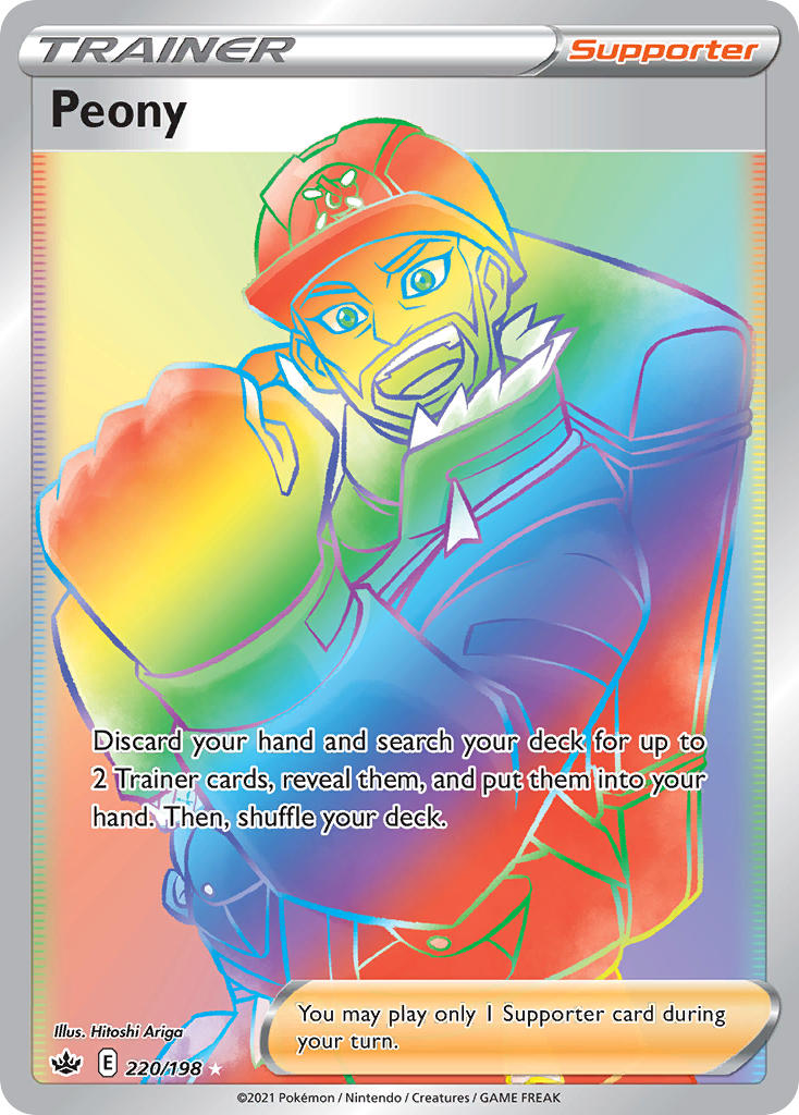 Peony Pokémon card