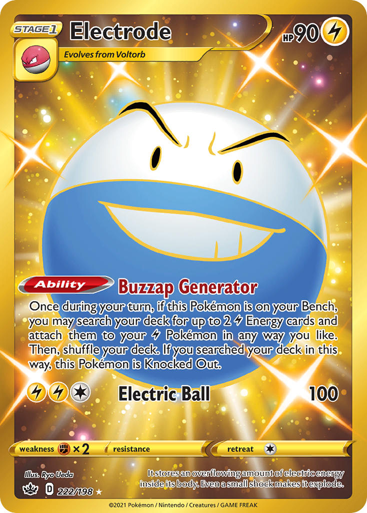 Electrode Pokémon card