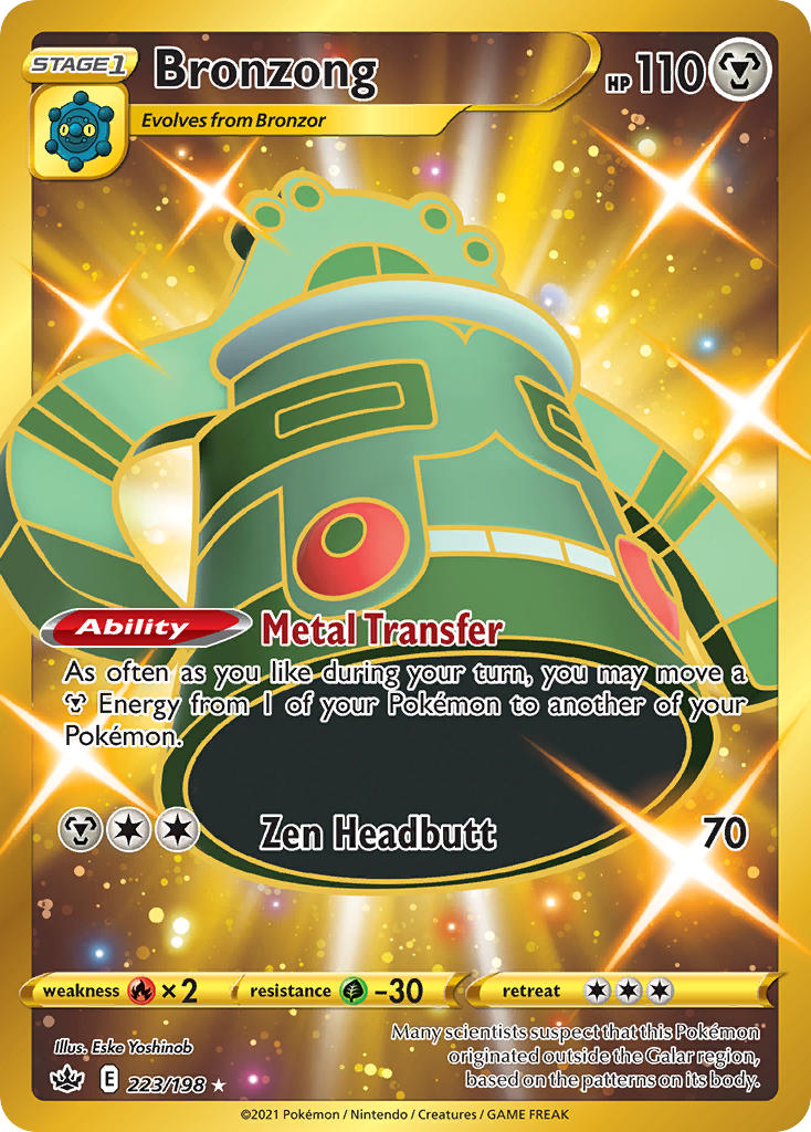 Bronzong Pokémon card