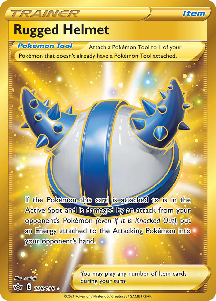 Rugged Helmet Pokémon card