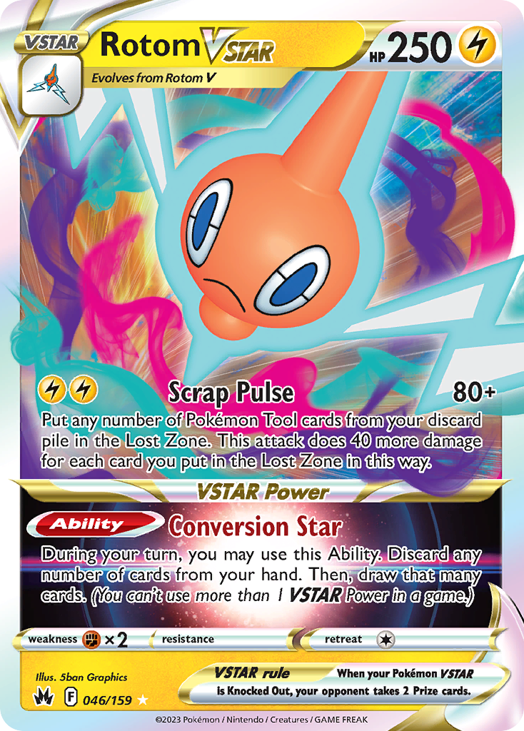 Rotom VSTAR Pokémon card