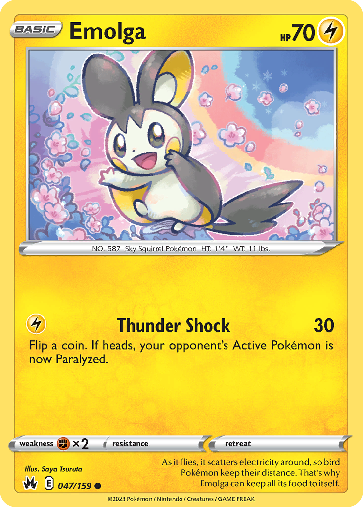 Emolga Pokémon card
