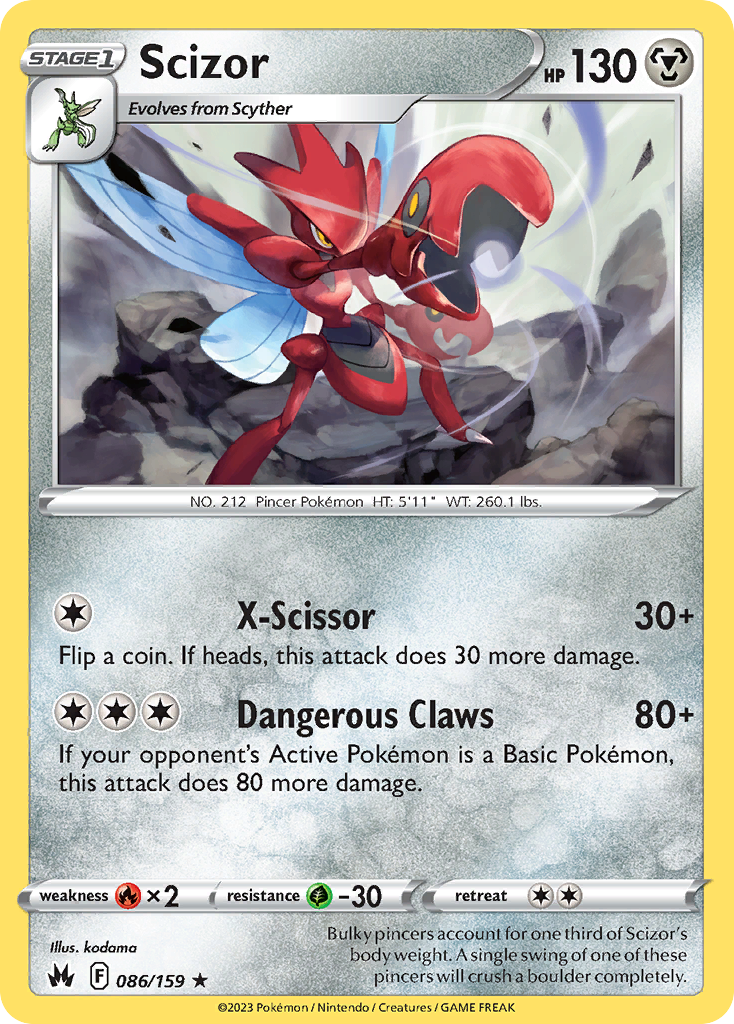 Scizor Pokémon card