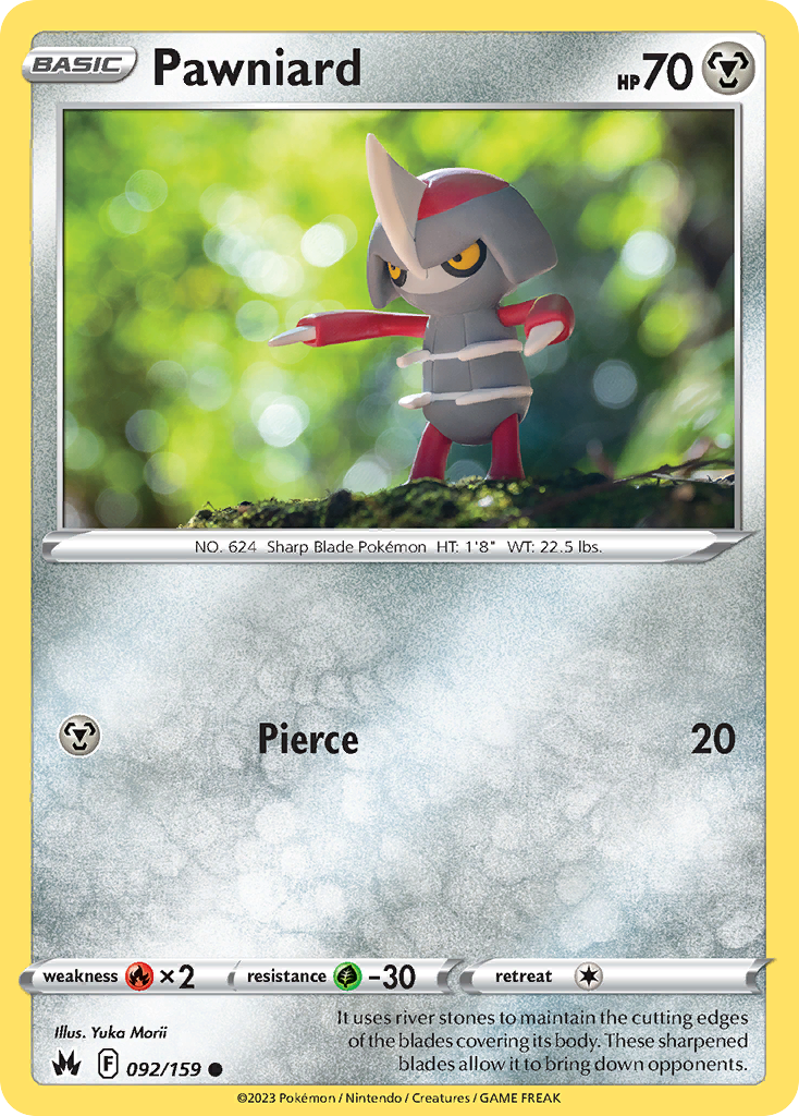 Pawniard Pokémon card