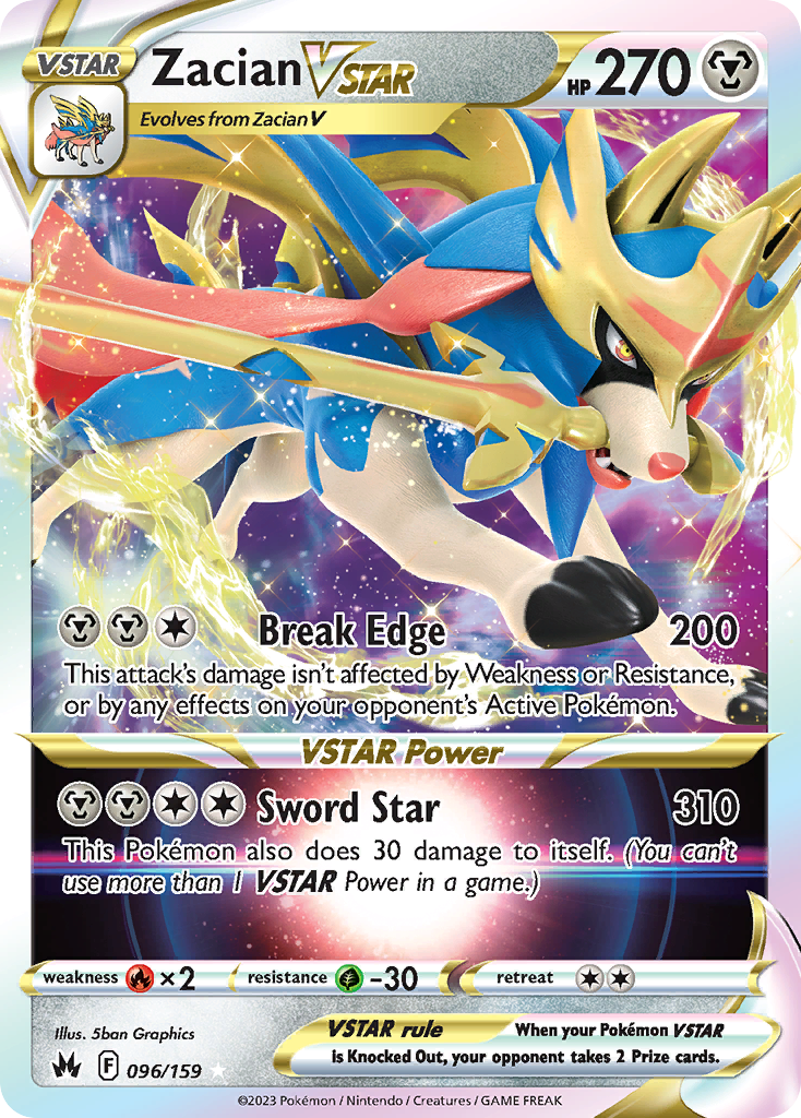 Zacian VSTAR Pokémon card