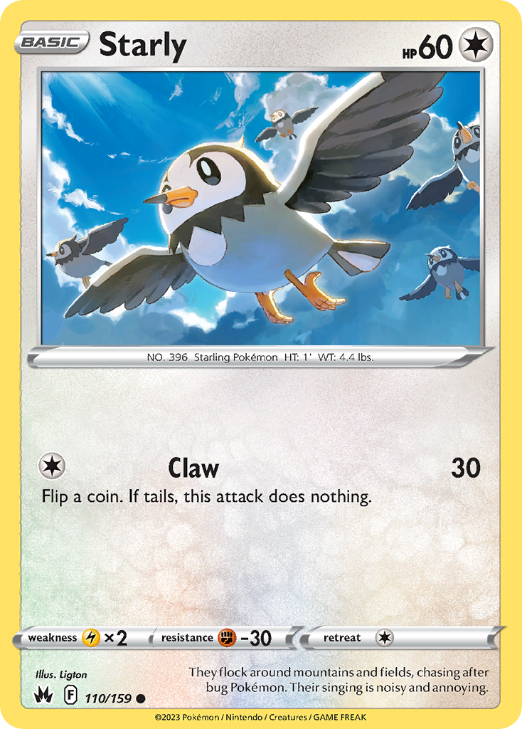 Starly Pokémon card
