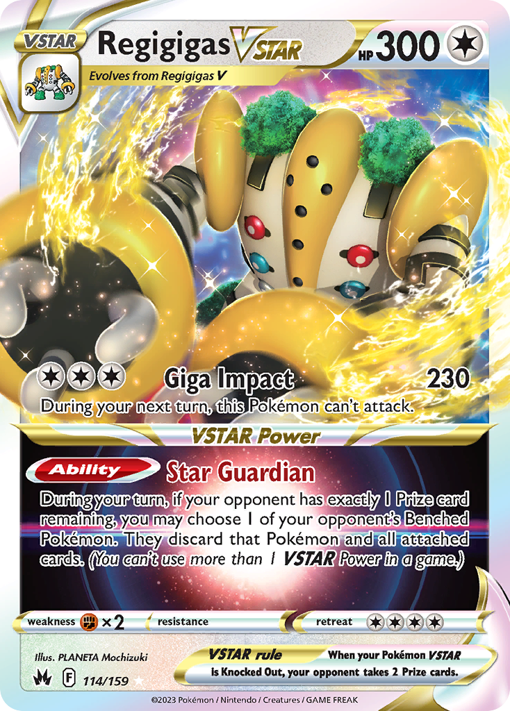 Regigigas VSTAR Pokémon card