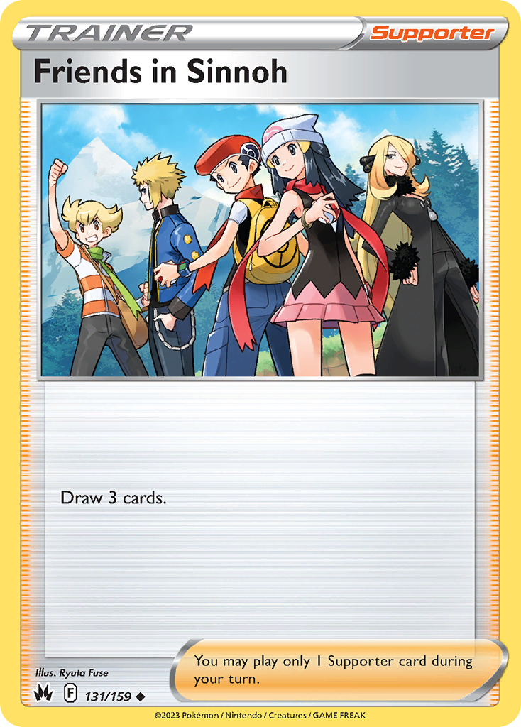 Friends in Sinnoh Pokémon card