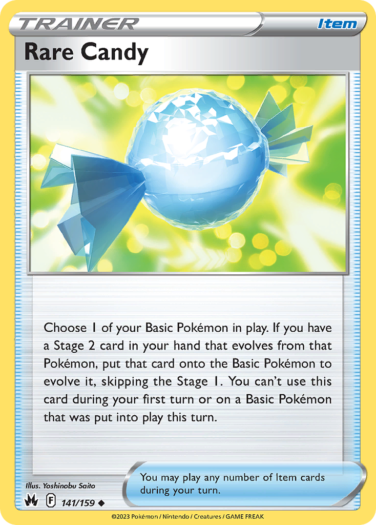 Rare Candy Pokémon card