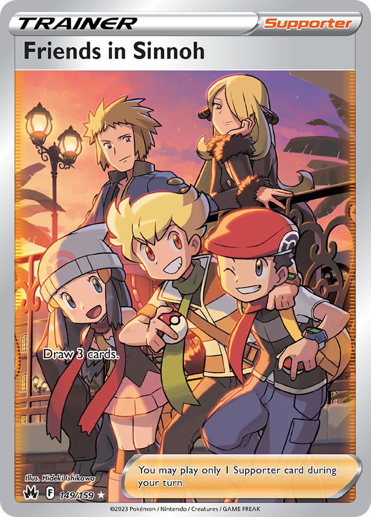 Friends in Sinnoh Pokémon card