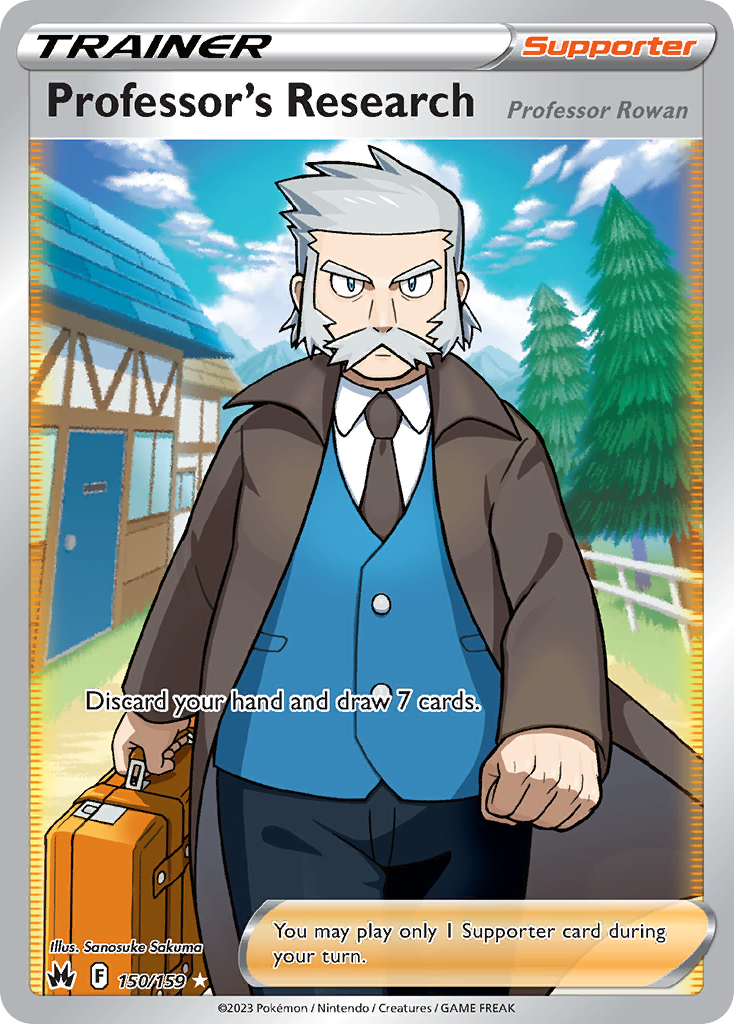 Professor's Research [Professor Rowan] Pokémon card