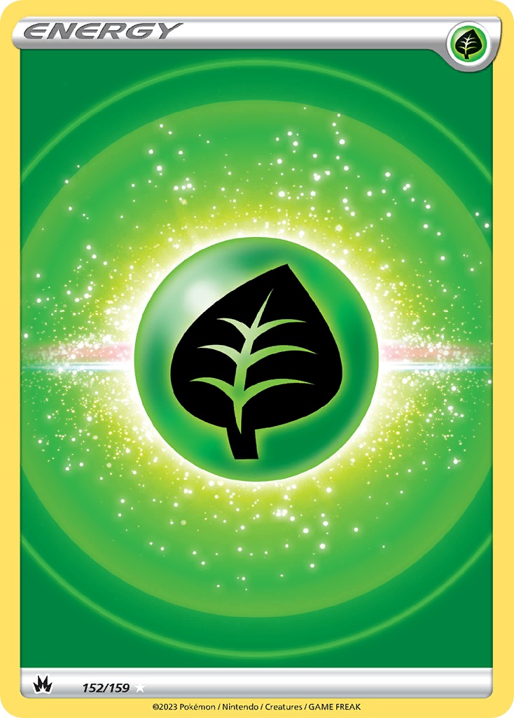 Grass Energy Pokémon card