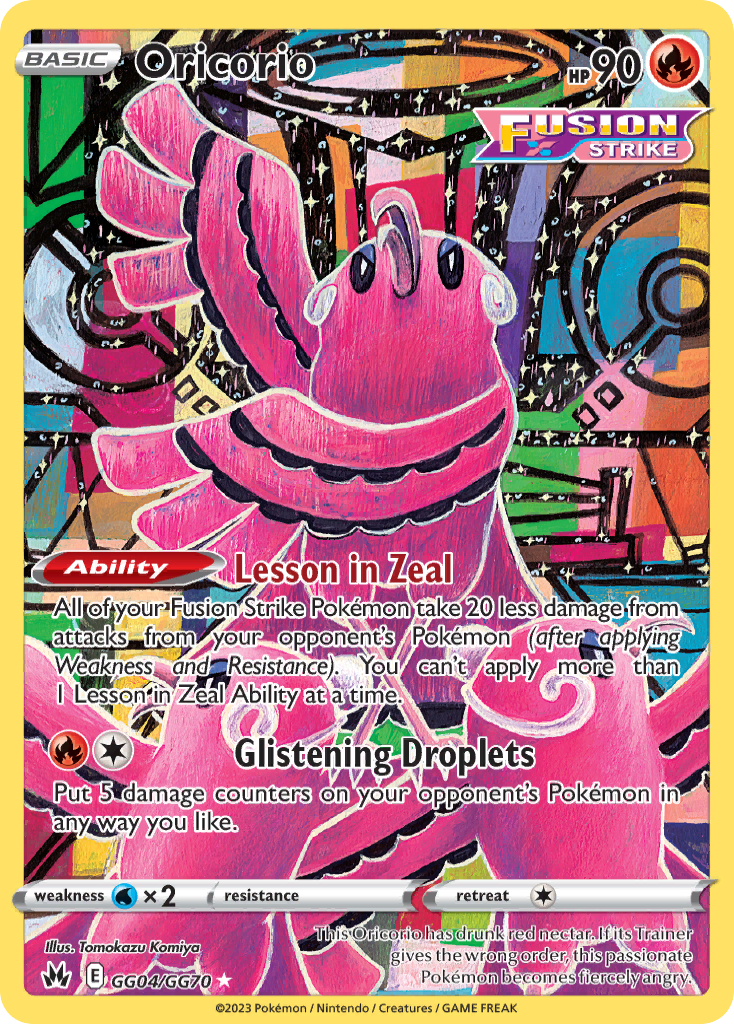 Oricorio Pokémon card