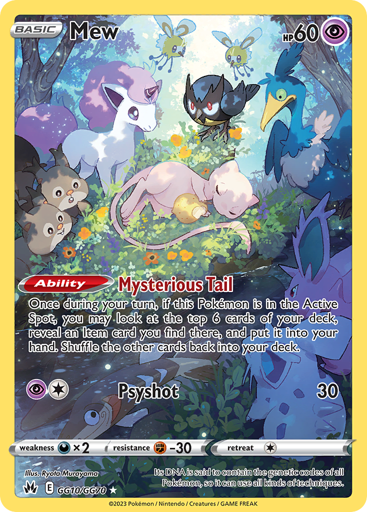 Mew Pokémon card