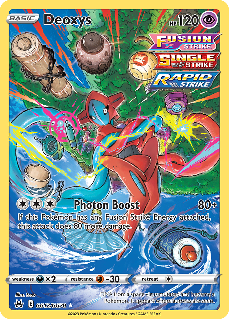 Deoxys Pokémon card