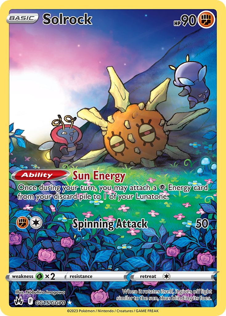 Solrock Pokémon card