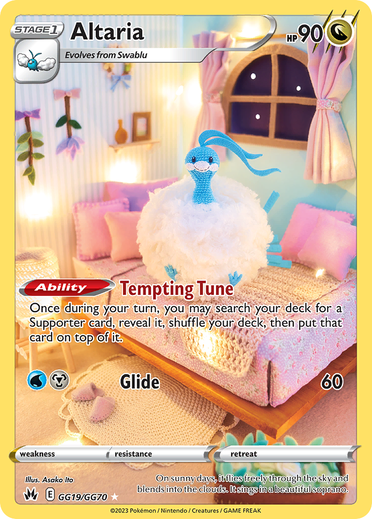 Altaria Pokémon card