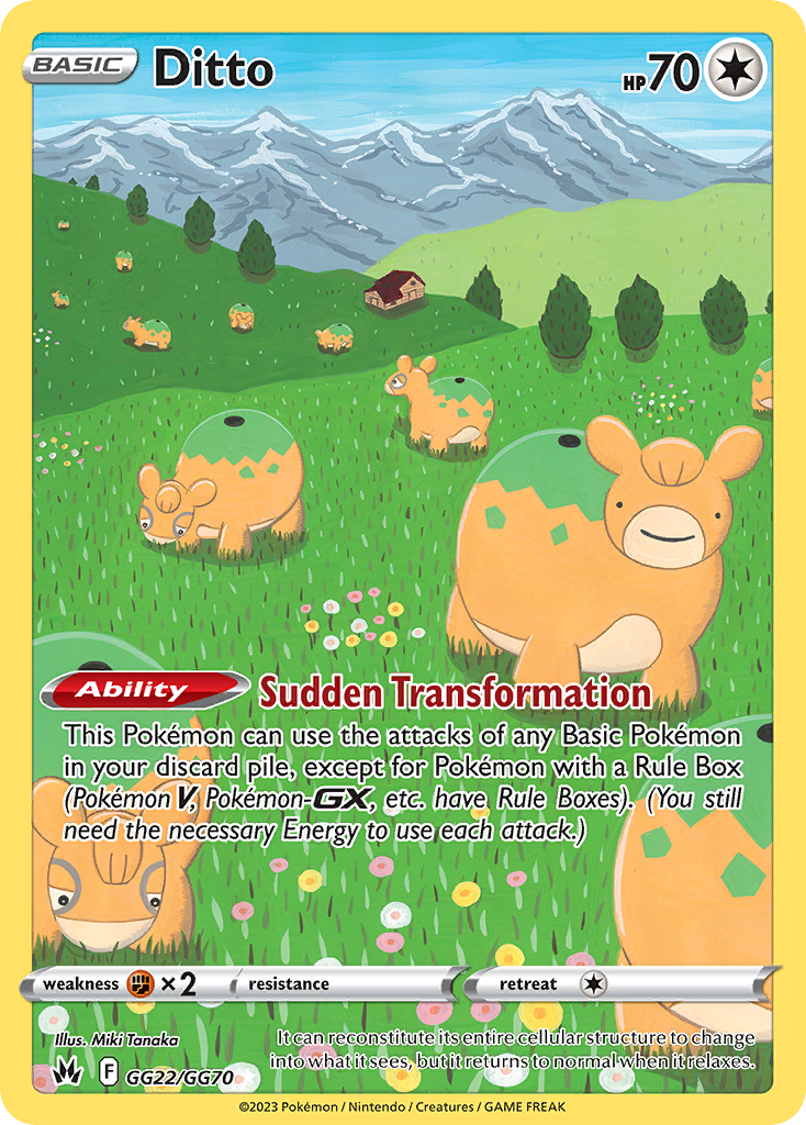 Ditto Pokémon card