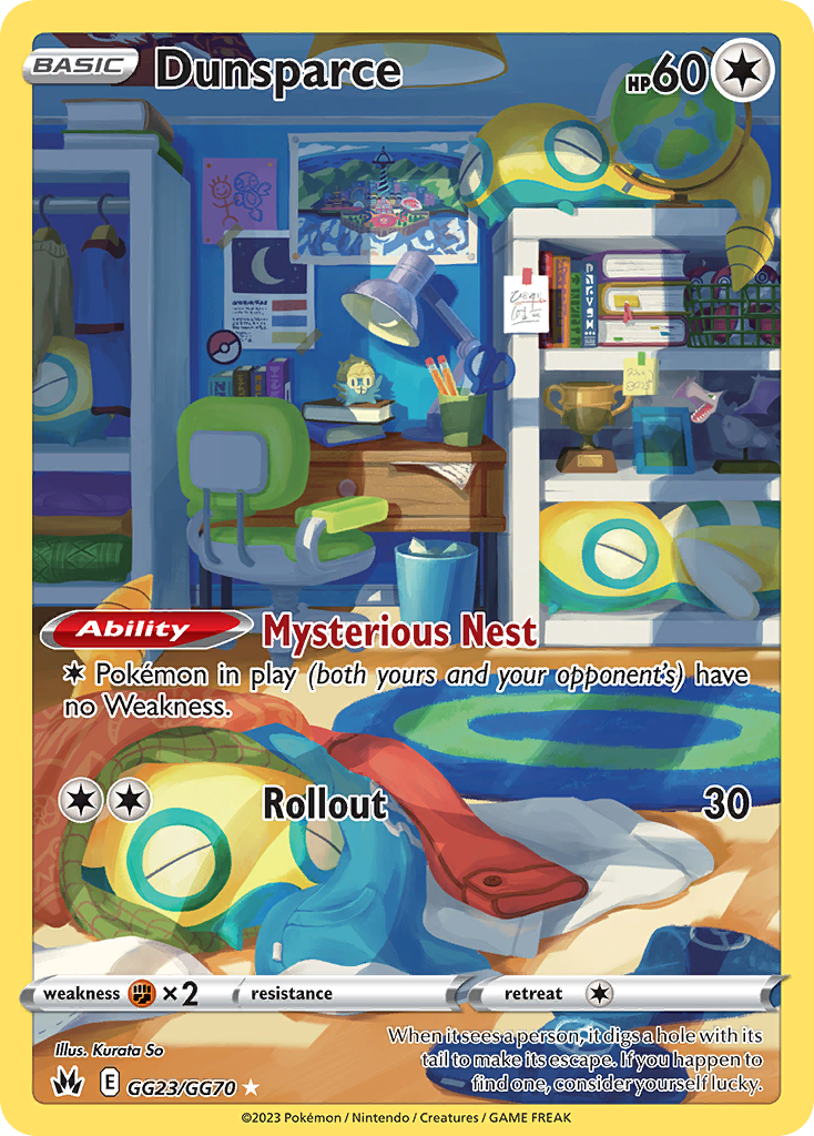 Dunsparce Pokémon card