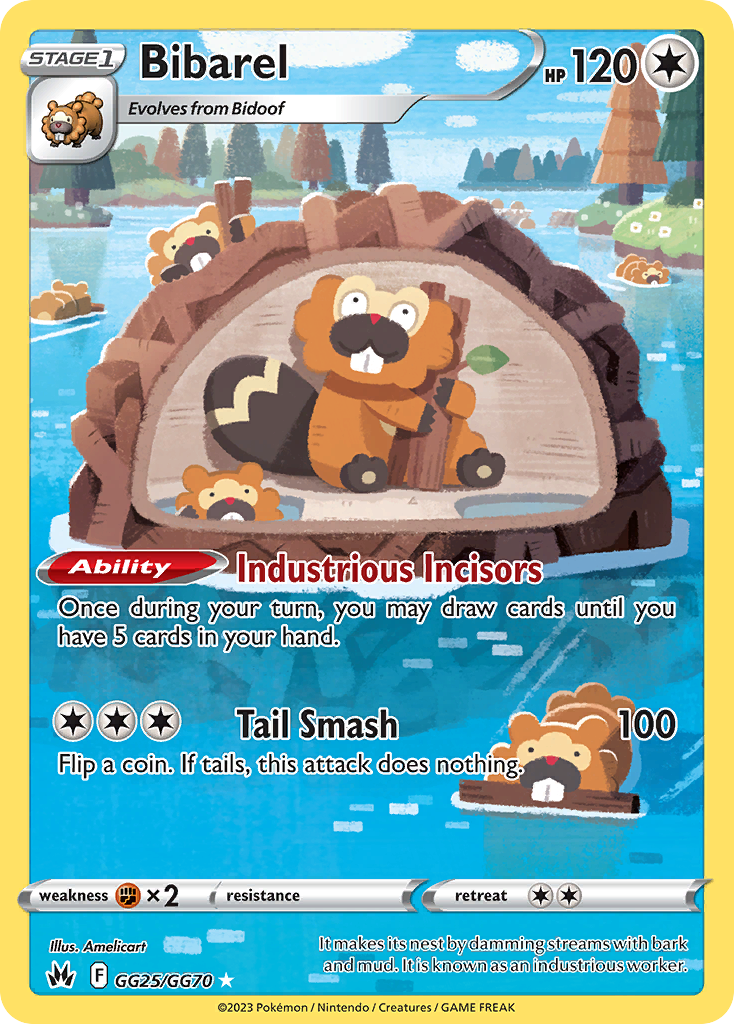 Bibarel Pokémon card