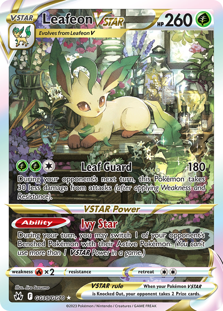 Leafeon VSTAR Pokémon card