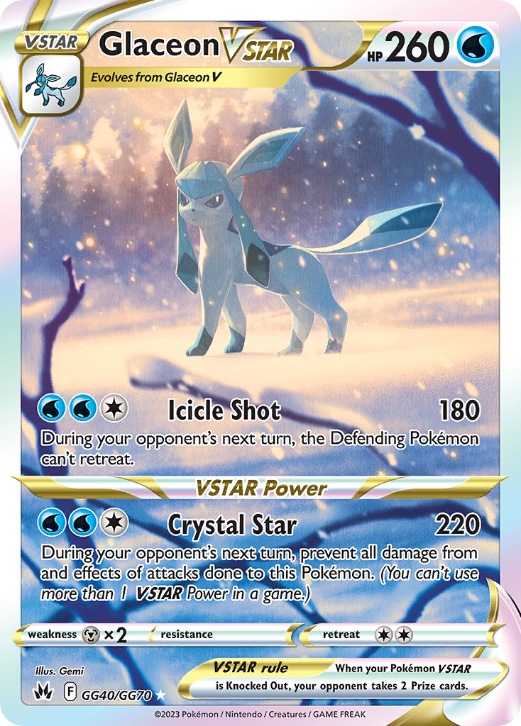 Glaceon VSTAR Pokémon card