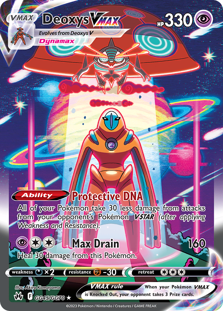 Deoxys VMAX Pokémon card