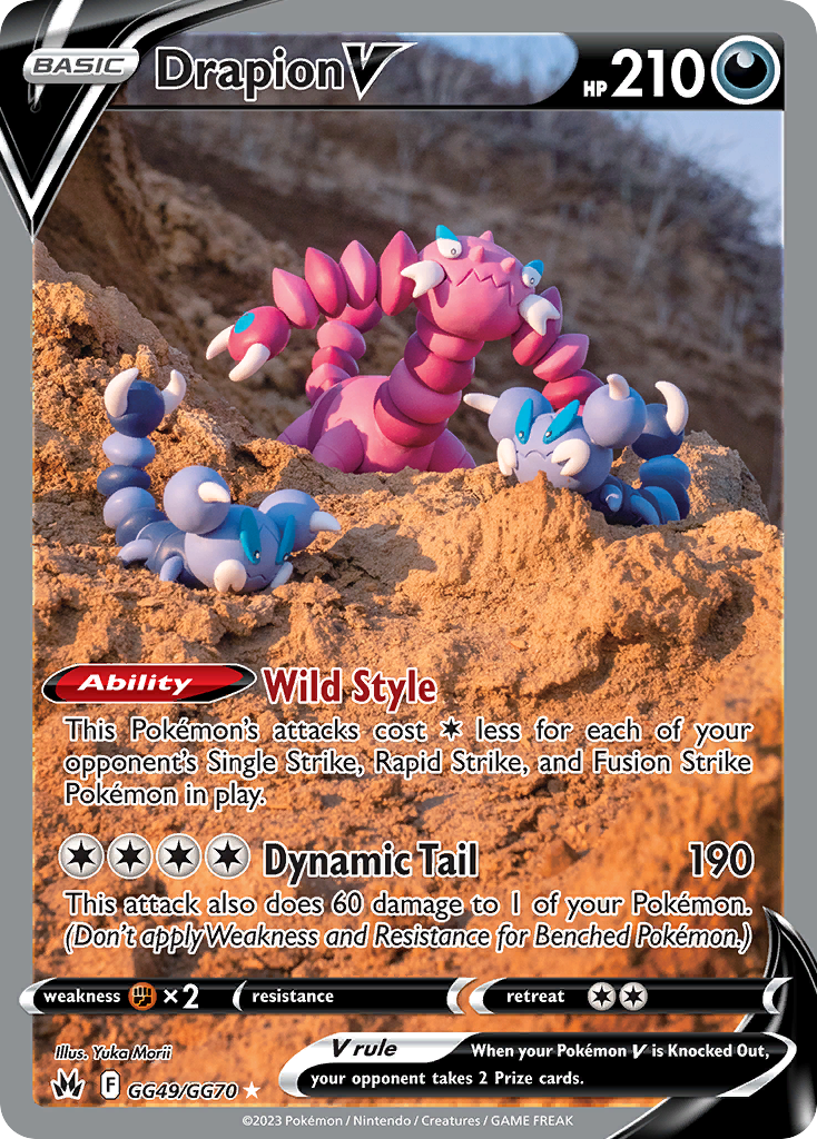 Drapion V Pokémon card