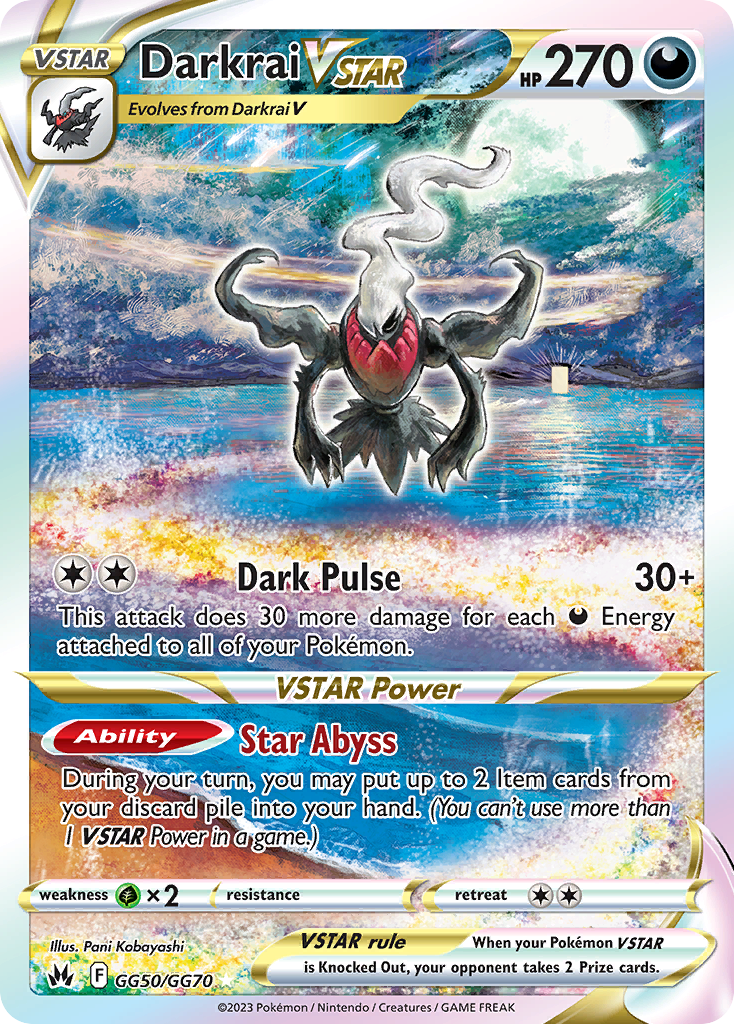 Darkrai VSTAR Pokémon card